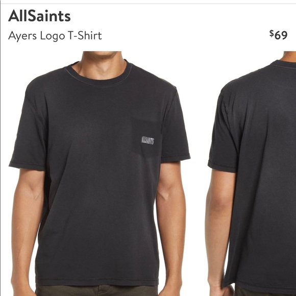 AllSaints Men’s Crew Neck T-Shirts (XS-M) - Picture 3 of 13